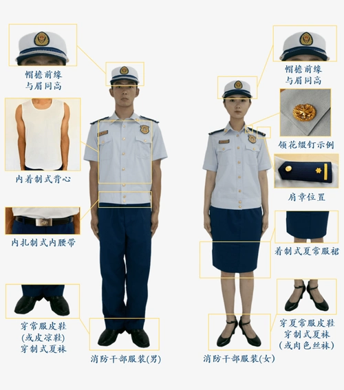 短袖夏常服04通常在夏季穿着;春季,秋季驻南方地区的队伍,可以根据