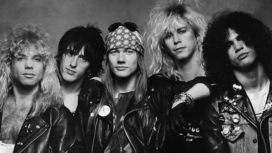 【尘时光影像】枪炮与玫瑰乐队《dont cry》1987年枪花珍贵现场