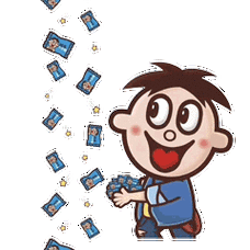 抖音旺仔撒牛奶糖表情包大全_旺仔撒蓝色牛奶糖表情包动图大全-超能