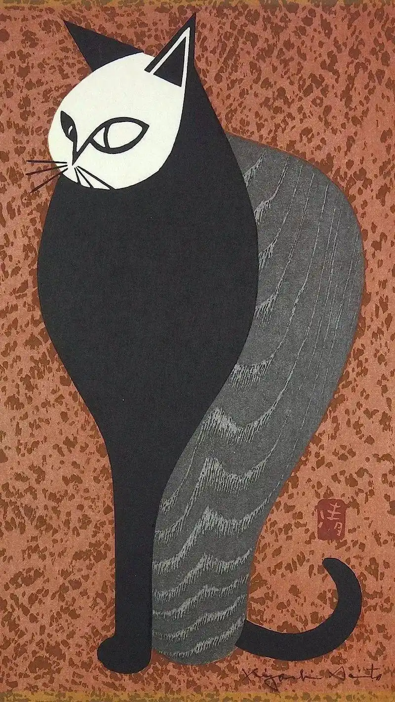 日本画家斋藤清作品 - 抖音