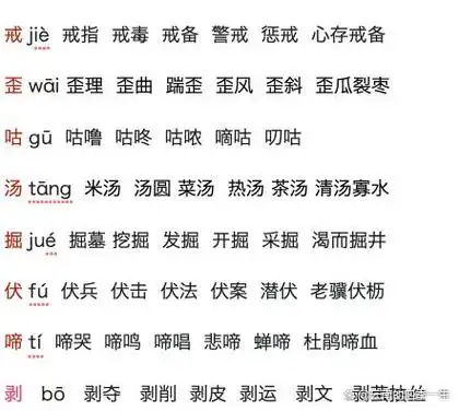 四年级下册第14课母鸡生字组词造句及成语解析