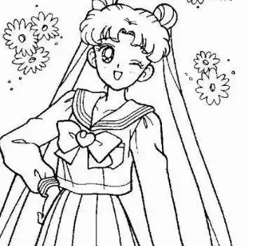 简笔画大全图片大全图片(简笔画萌图片大全女孩)可爱的卡通女孩简笔画