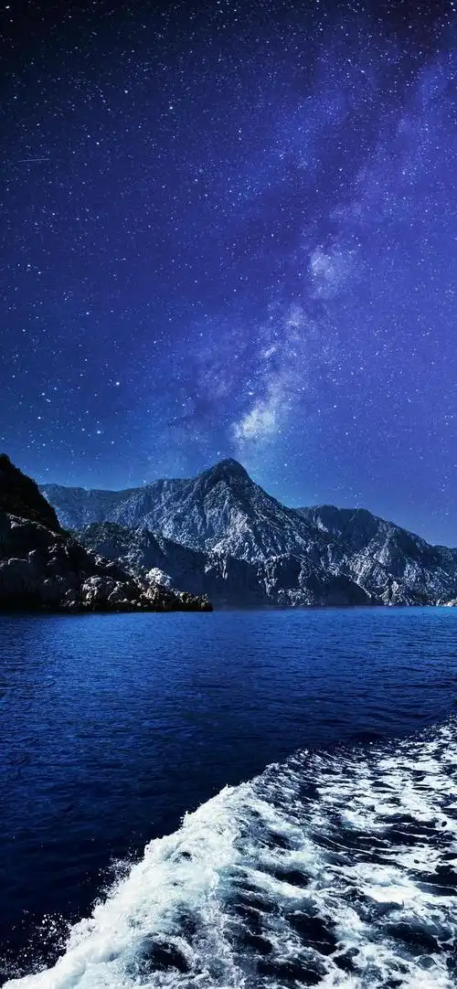 蓝色治愈系无水印手机壁纸_网易订阅