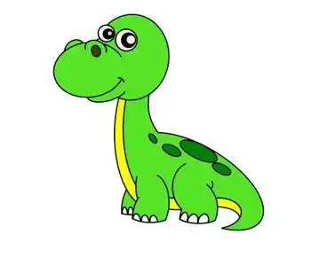 卡通雷龙简笔画画法步骤图片