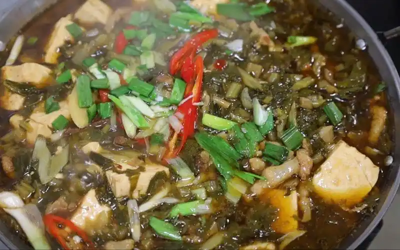 互联网四大名菜之"咸菜滚豆腐"