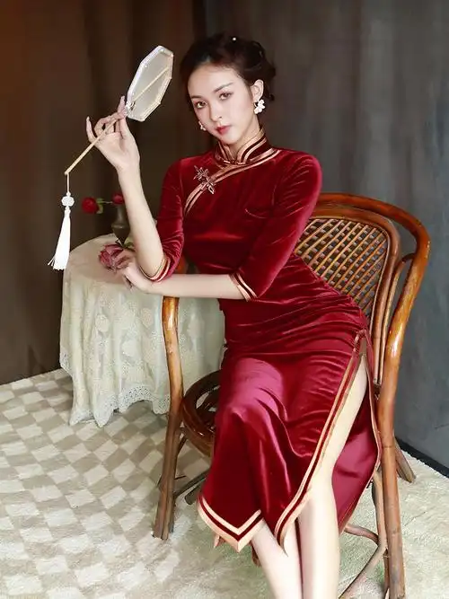 新娘敬酒服2021年新款旗袍