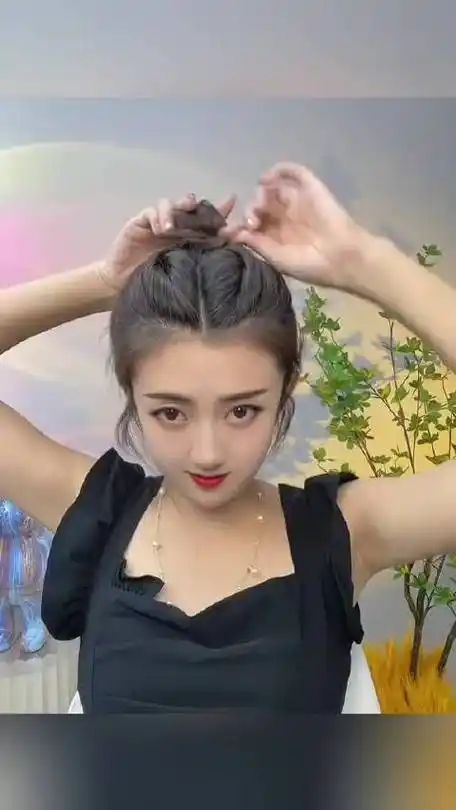 手把手教你换发型的微博视频