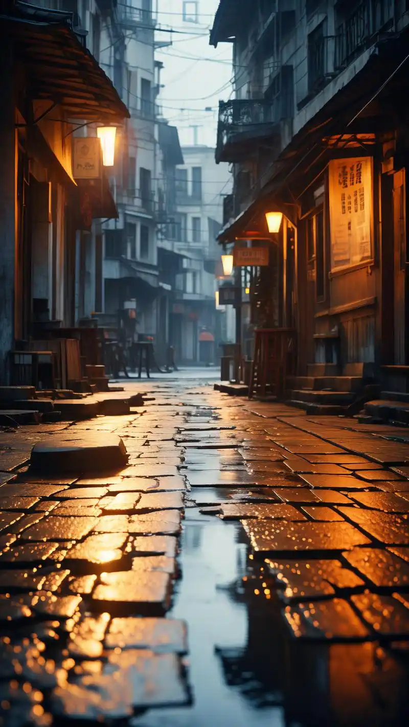 港风复古街道壁纸精选9499