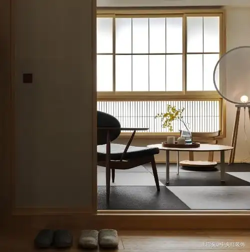 风格原木装饰客厅客厅日式119m05三居设计图片赏析--土巴兔装修效果