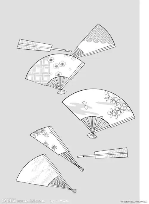 简笔画扇子 简笔画扇子怎么画