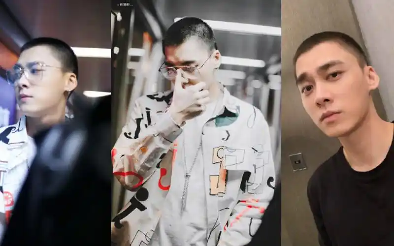 李易峰寸头配耳钉 这个造型实在太酷了