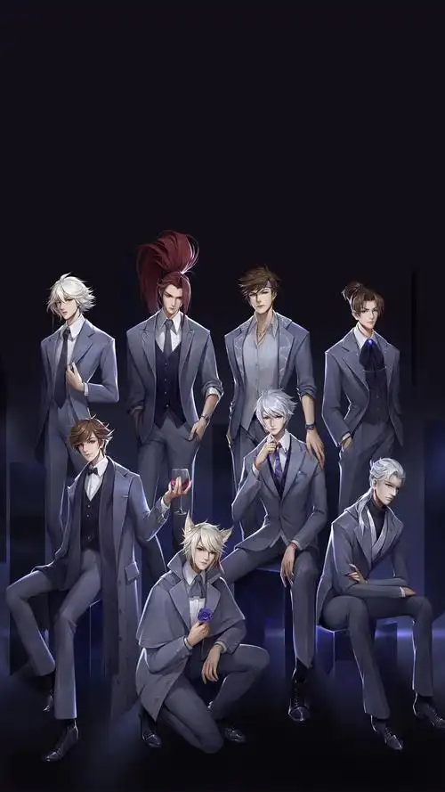 【壁纸】王者无限男团---邪魅,霸道,潇洒