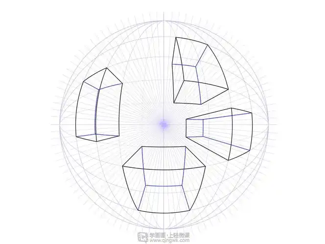 rh-20-218 你想怎么说 临摹鱼眼透视—画画基础鱼眼透视的练习
