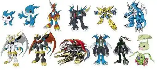 「数码宝贝」v仔兽进化链(装甲体)