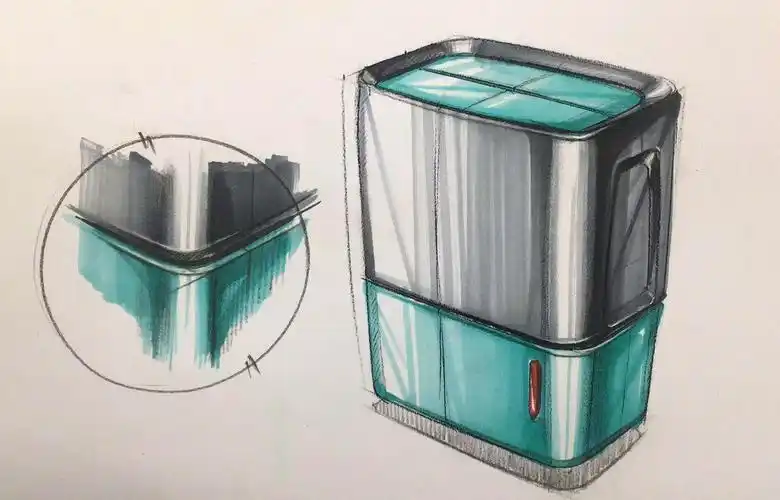 咖啡机,无人机,手绘,马克笔,工业设计,工业设计手绘,产品设计,汽车