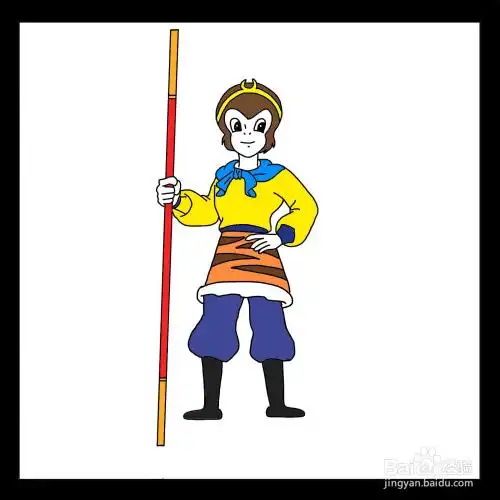 孙悟空简笔画-百度经验