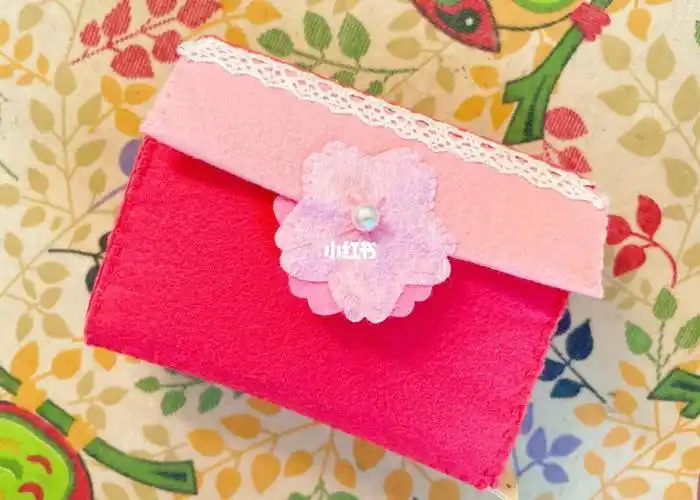 diy不织布卫生巾包,便携收纳(附图纸)7099