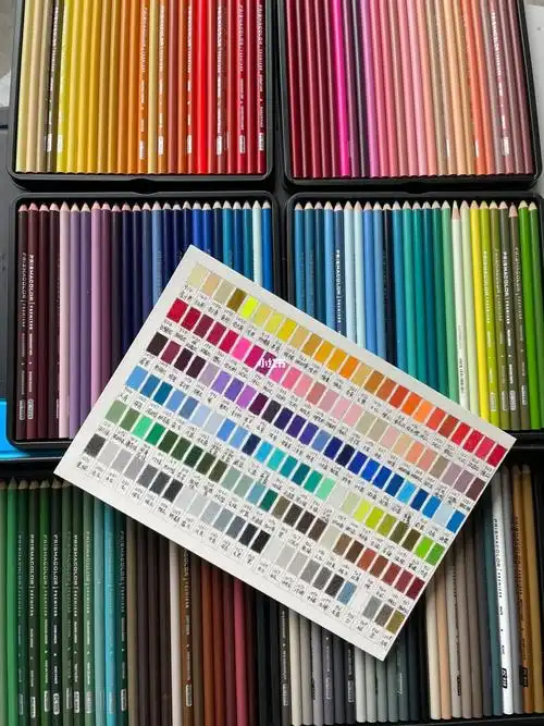 霹雳马彩铅150色卡