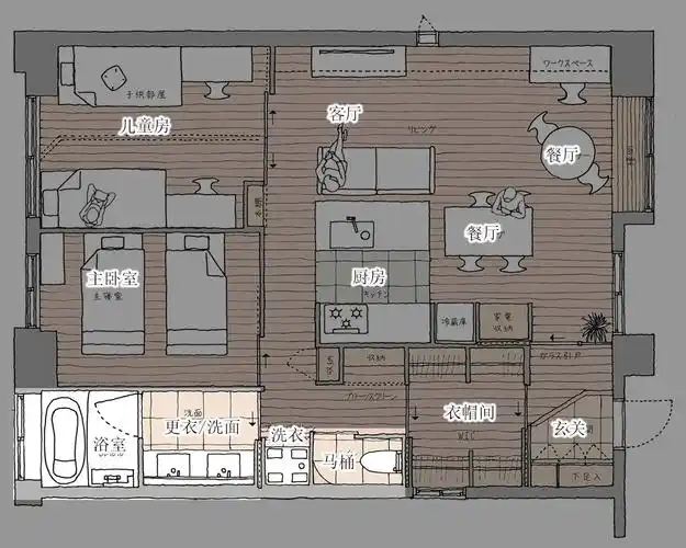 日本住宅的智慧全藏在这套74㎡的房子里了住起来真的超舒服