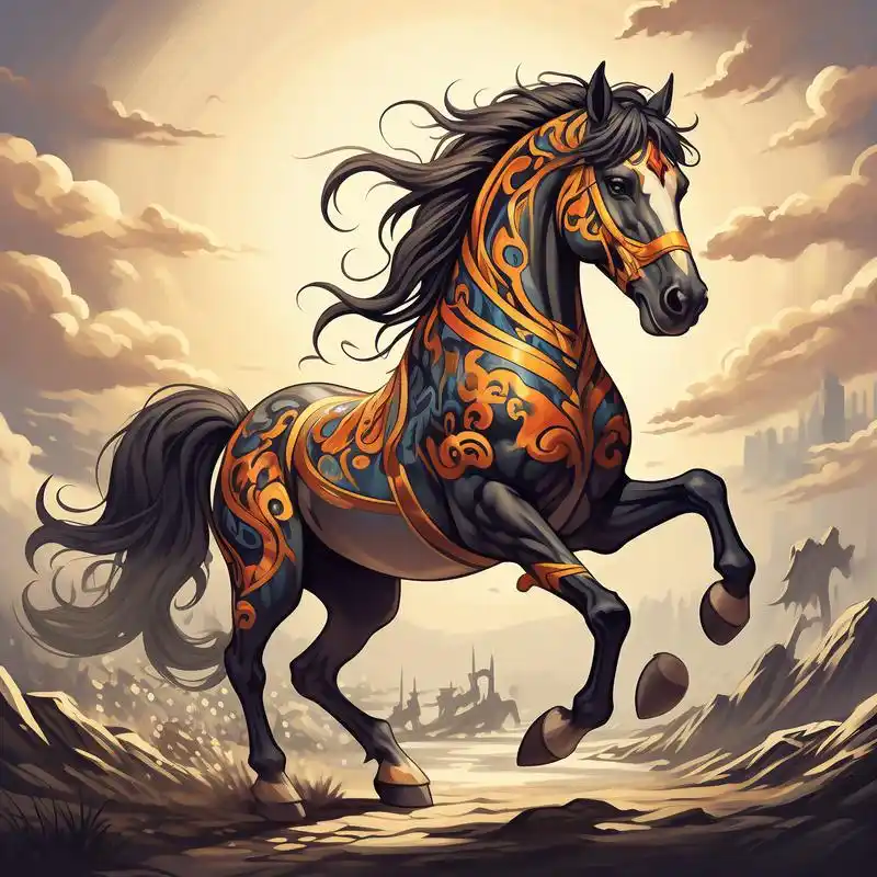 98属马微信头像,好运与健康同在92 马到成功,好运连连!