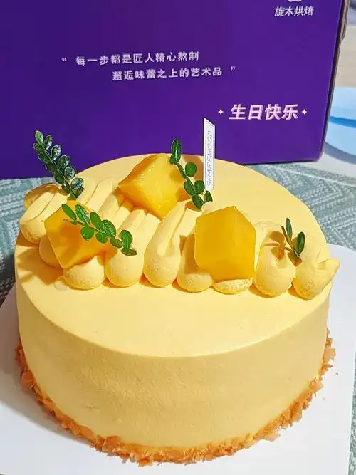 这个芒果轻乳酪蛋糕,芒果控表示很喜欢