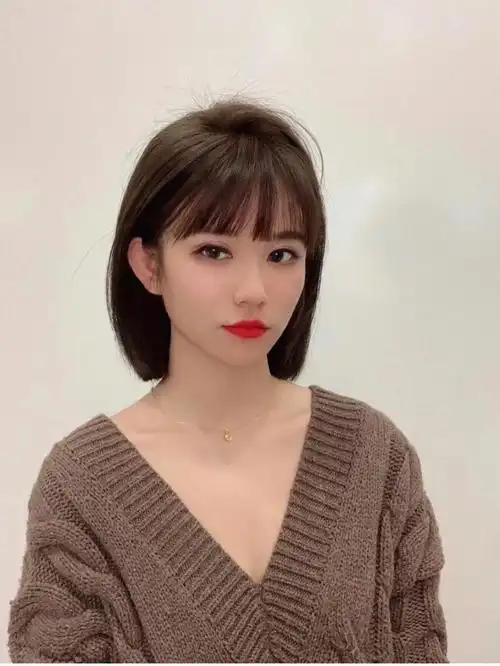 2021女生短发发型推荐,这款齐耳短发适合圆脸椭圆脸方脸菱形脸国字脸