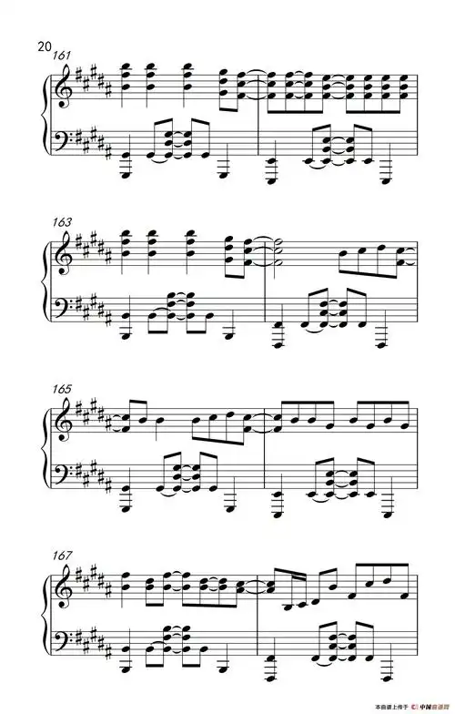 前前前世(动漫电影《你的名字》主题曲)_钢琴谱_搜谱网