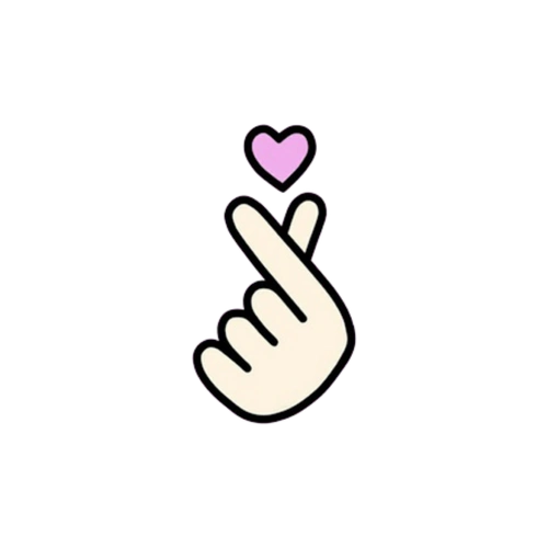 贴纸gif比心gif比心手势gif