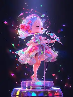 创意卡通动漫人物3d元素一支充满激情的运动队在比赛中展示了技巧和