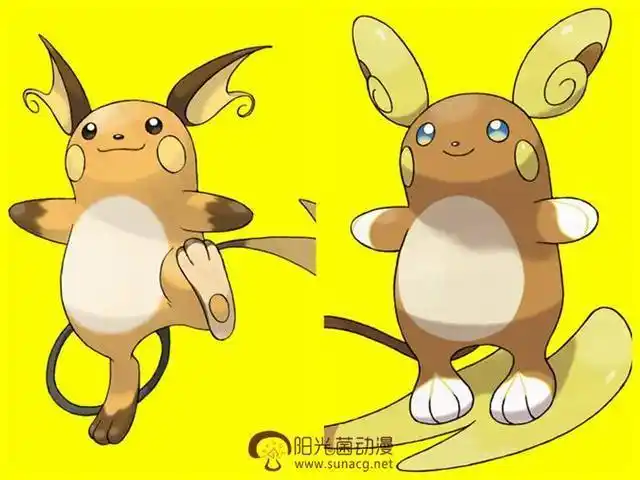 《宠物小精灵》经典样子对比阿罗拉的样子,外貌变化堪比整容!