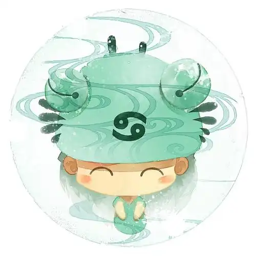 插画@梁阿渣 巨蟹座头像