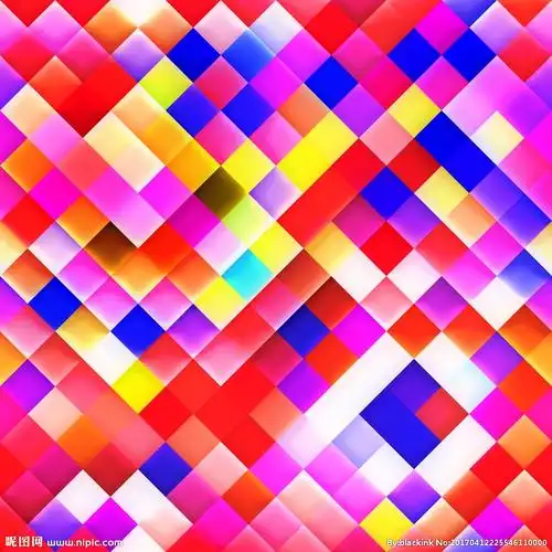 彩色格子图片