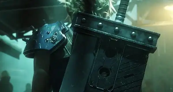 e3最终幻想vii重制cg中克劳德的背影