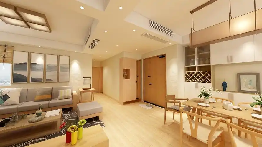 气质出众享受慵懒舒适生活121平米三室日式风格装修效果图