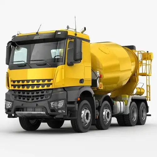 3d model concrete mixer truck 8x4