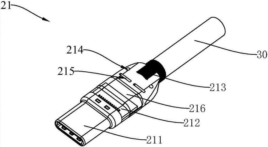 一种数据线内模结构