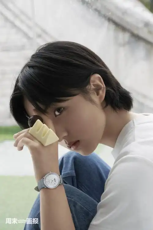 张子枫壁纸短发的妹妹也是这么的可人