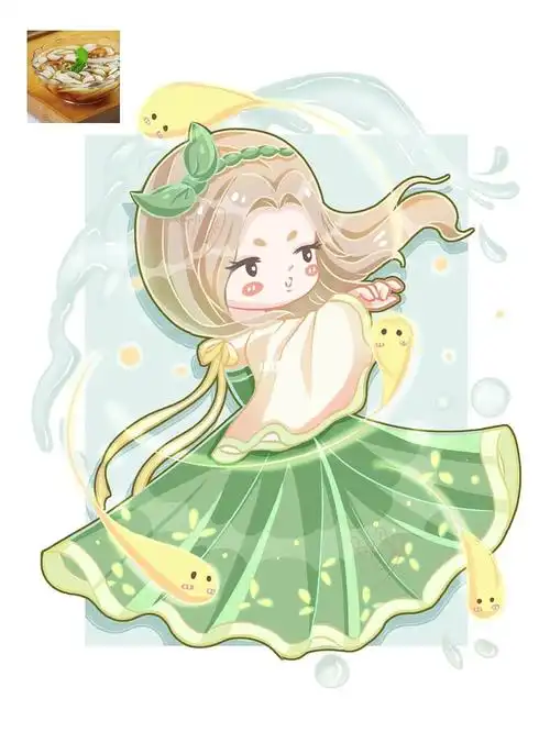 食物拟人角色设计之四川凉虾