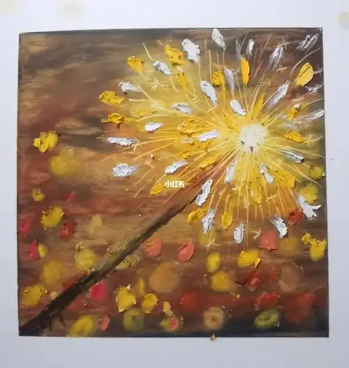 第一次使用重彩油画棒感觉还不错#重彩油画棒  #绘画临摹  #油画棒