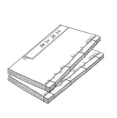 书本简笔画素材