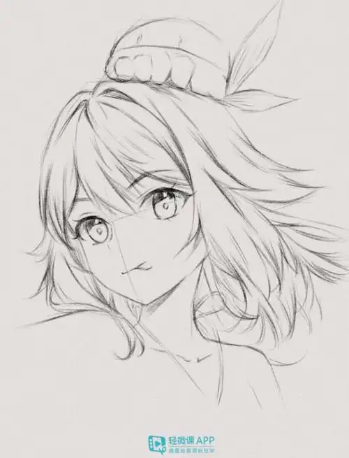 动漫素描怎么画动漫人物素描入门教程