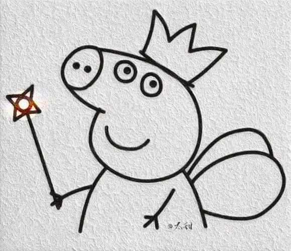 简笔画许个愿吧附步骤