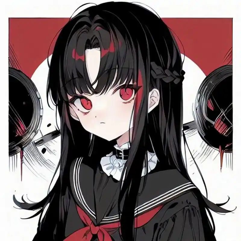 女生头像 暗黑系列 动漫头像