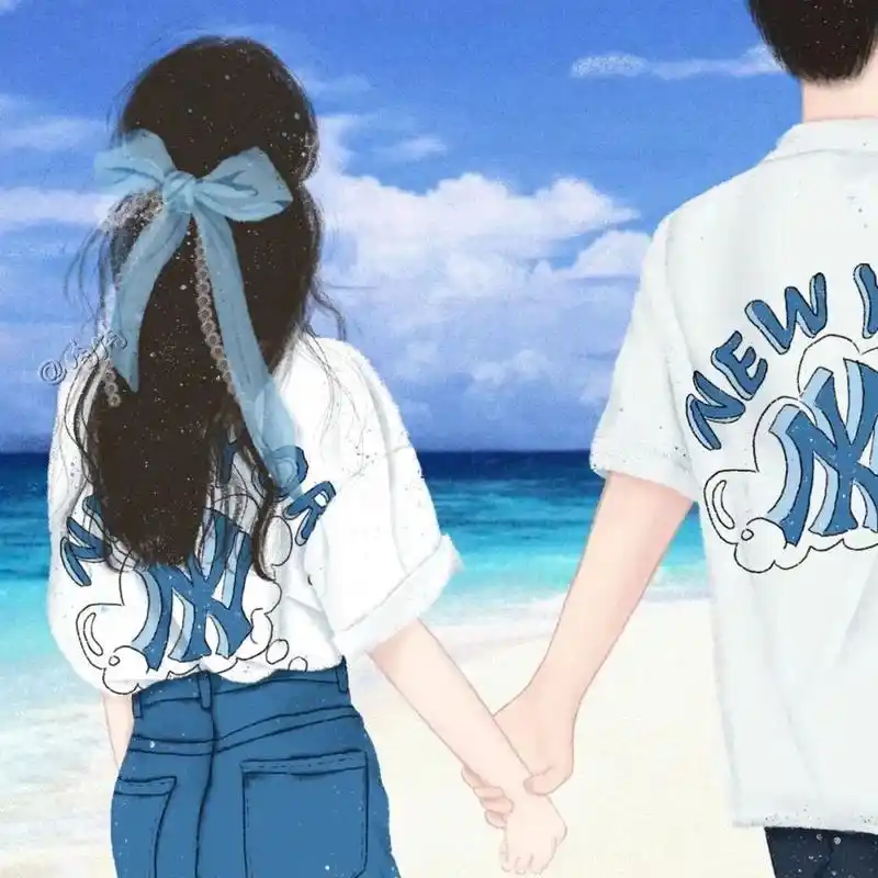 情侣头像|夏天到了,我们一起去看海