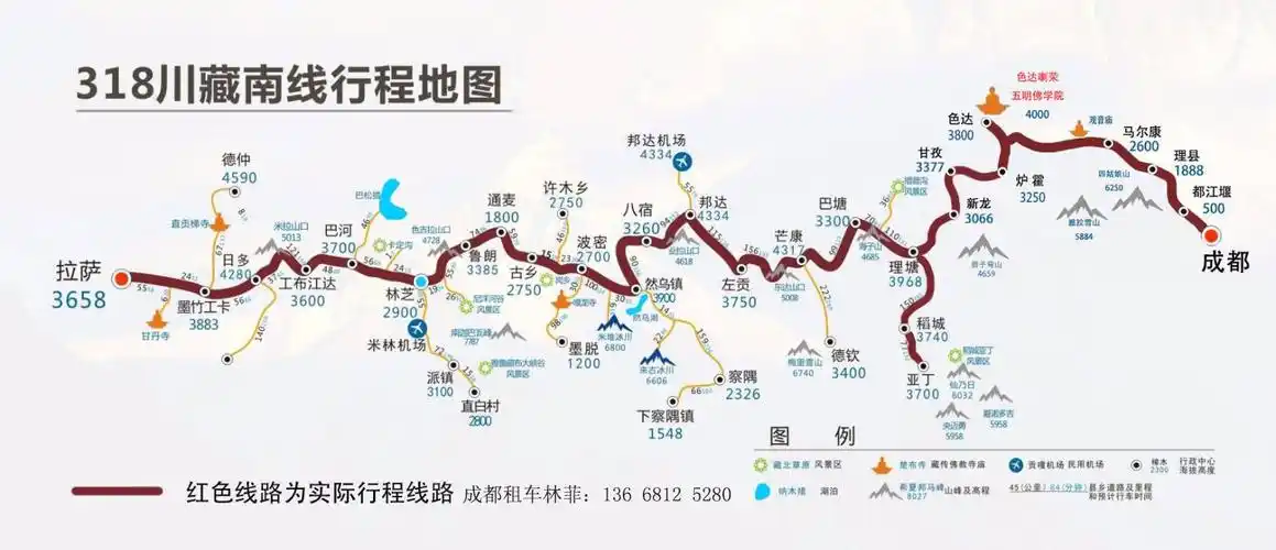 大家通常所说的西藏自驾游,一般是指自驾318川藏线.