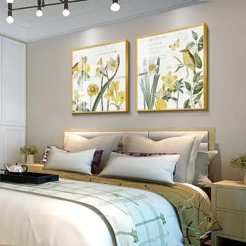 房间装饰画现代简约卧室优惠券爱比价妈妈