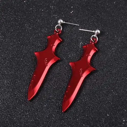 动漫周边 通灵王 麻仓叶布都御魂之剑 耳环耳饰项链吊坠