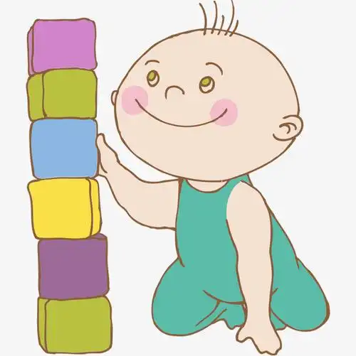 卡通可爱娃积木