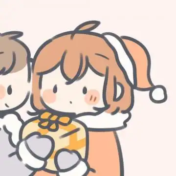 微信超萌手绘情侣头像一左一右