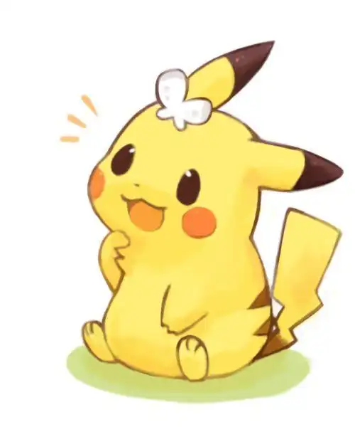 卖萌的皮卡丘图片